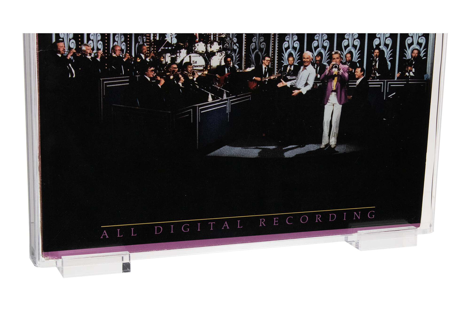 Acrylic Vinyl Record Holder Display Case w/ Wall Mounts - 13x 0.75x13 ...