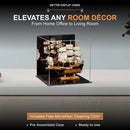 Versatile Acrylic Display Cases with Double Sheet Base with Mirror Case