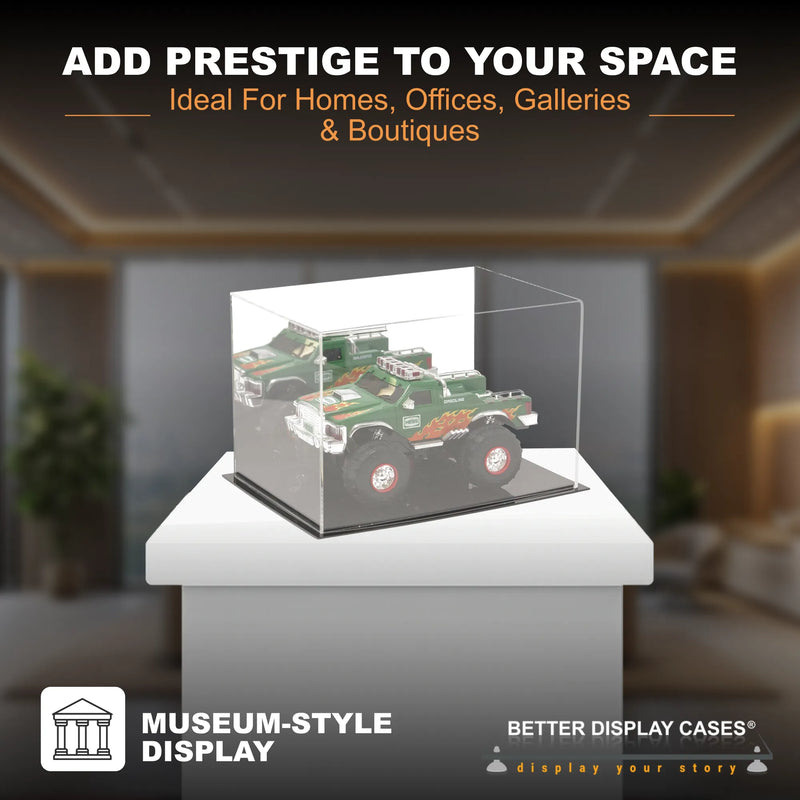 Acrylic Versatile Display Case 12 X 8.25 X 8 - Mirror no Wall Mounts (A004/V41)