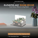 Versatile Acrylic Display Cases with Double Sheet Base with Mirror Case