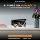 Versatile Acrylic Display Cases with Double Sheet Base with Mirror Case