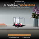 Versatile Acrylic Display Cases with Double Sheet Base with Mirror Case