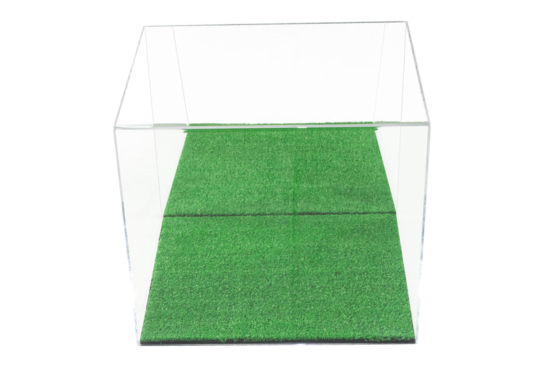 Versatile Deluxe Acrylic Display Case - Large Rectangle Box with Turf Bottom 16" x 13" x 14" (A024-TB), Display Case, Better Display Cases, Better Display Cases - Better Display Cases