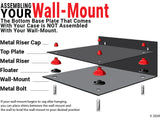 Acrylic Versatile Display Case  8 X 8 X 8.5 Mirror Wall Mount (V03/A015)