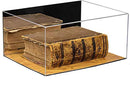 Book Display Case with Risers 15.25 X 12 X 8 - Mirror (A026/V12)