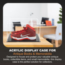 acrylic display case for antique books or memorabilia