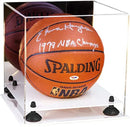 Acrylic Full Size Basketball Display Case for sale on Better Display Cases