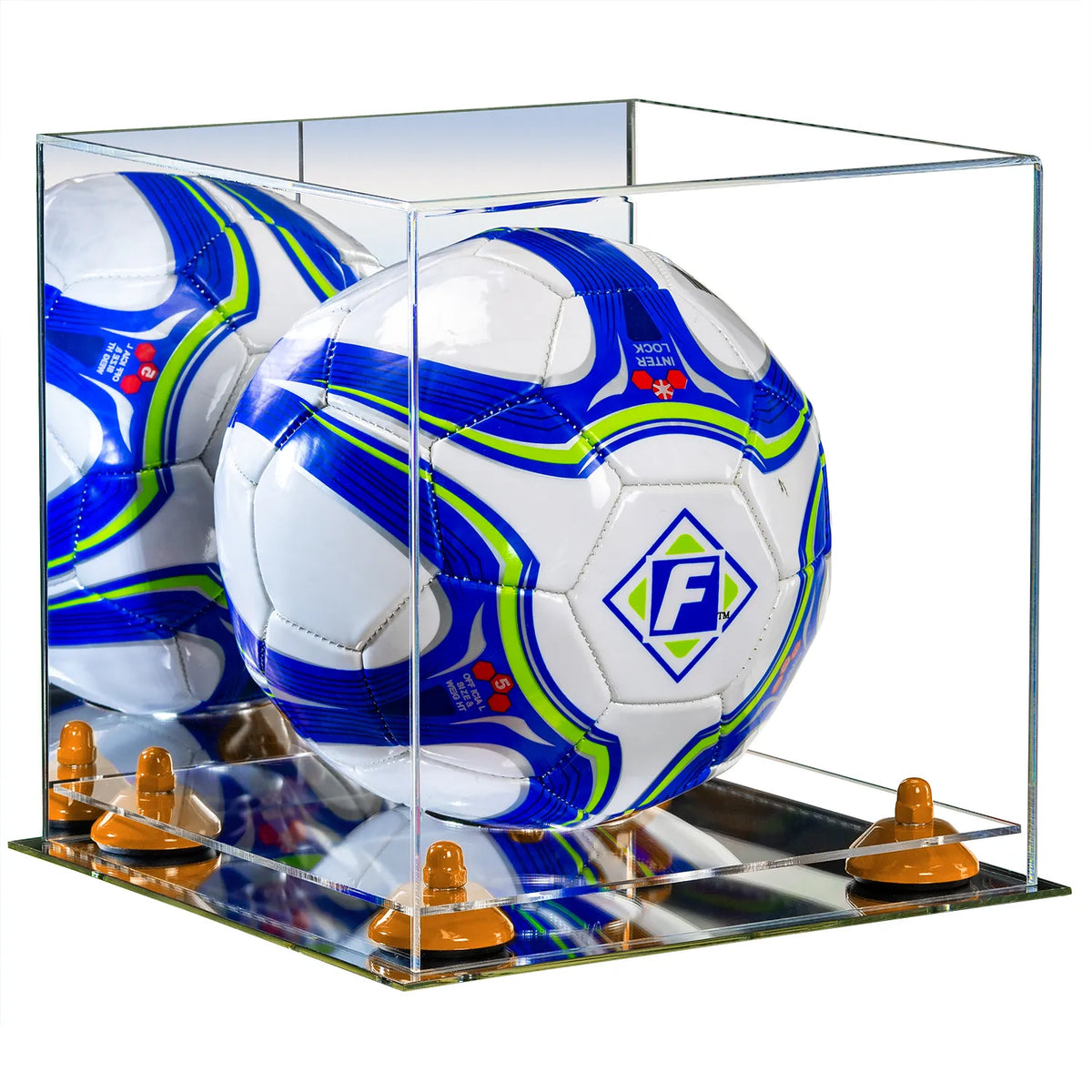 Mini Soccer Ball Display Better Display Cases Mini Soccer Ball Case ...