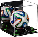 acrylic soccer ball display case for sale on Better Display Cases