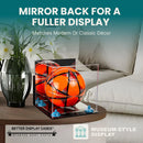 acrylic soccer ball display case for sale on Better Display Cases