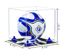 acrylic soccer ball display case for sale on better display cases