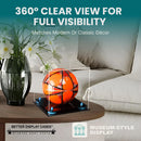 acrylic soccer ball display case for sale on better display cases
