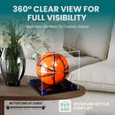 acrylic soccer ball display case for sale on better display cases