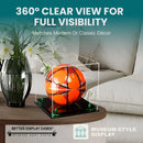 acrylic soccer ball display case for sale on better display cases