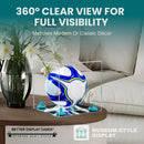 acrylic soccer ball display case for sale on better display cases