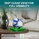 acrylic soccer ball display case for sale on better display cases