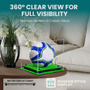 acrylic soccer ball display case for sale on better display cases