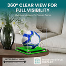 acrylic soccer ball display case for sale on better display cases