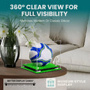 acrylic soccer ball display case for sale on better display cases