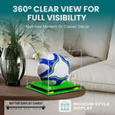 acrylic soccer ball display case for sale on better display cases