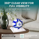 acrylic soccer ball display case for sale on better display cases