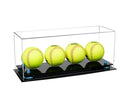 Acrylic softball display case | 4 balls for sale on Better Display Cases