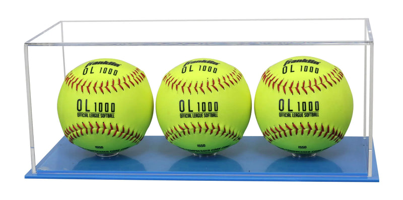multiple softball display case for sale on Better Display Cases