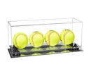 Acrylic softball display case | 4 balls for sale on Better Display Cases