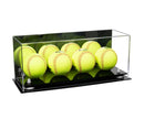 Acrylic softball display case | 4 balls for sale on Better Display Cases