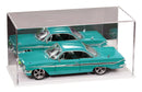 Clear acrylic display case for displaying small collectible items