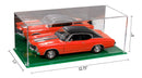 Clear acrylic showcase for model cars figurines and collectibles