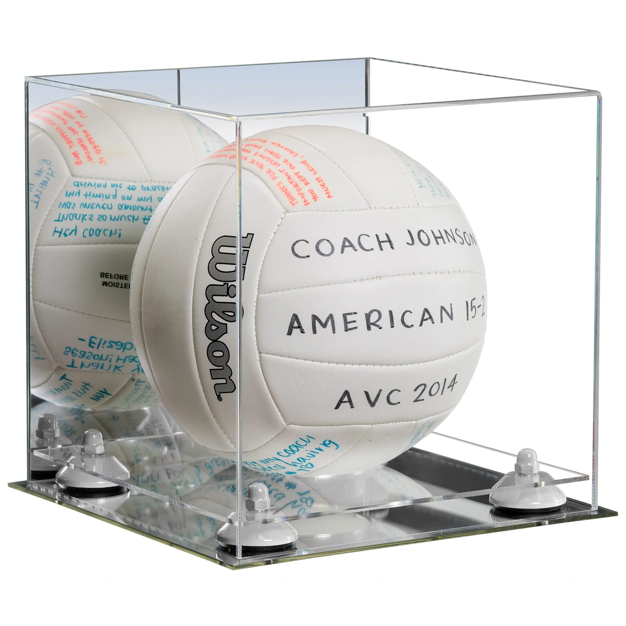 Acrylic Volleyball Display Case | Better Display Cases Acrylic Volleyball Display Case | Better Display Cases
