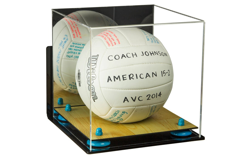 Acrylic Volleyball Display Case - Mirror Wall Mounts (A027/B02)