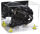 catchers or goalie helmet display case for sale at better display cases