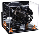 catchers or goalie helmet display case for sale at better display cases