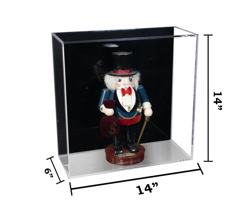 Versatile Acrylic Display Case with Slide Back and Size Options