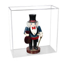 14 X 6 X 14 clear acrylic versatile display case clear back table top A124A