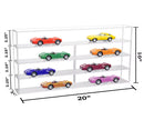 diecast model car display case with shelves for sale on better display cases