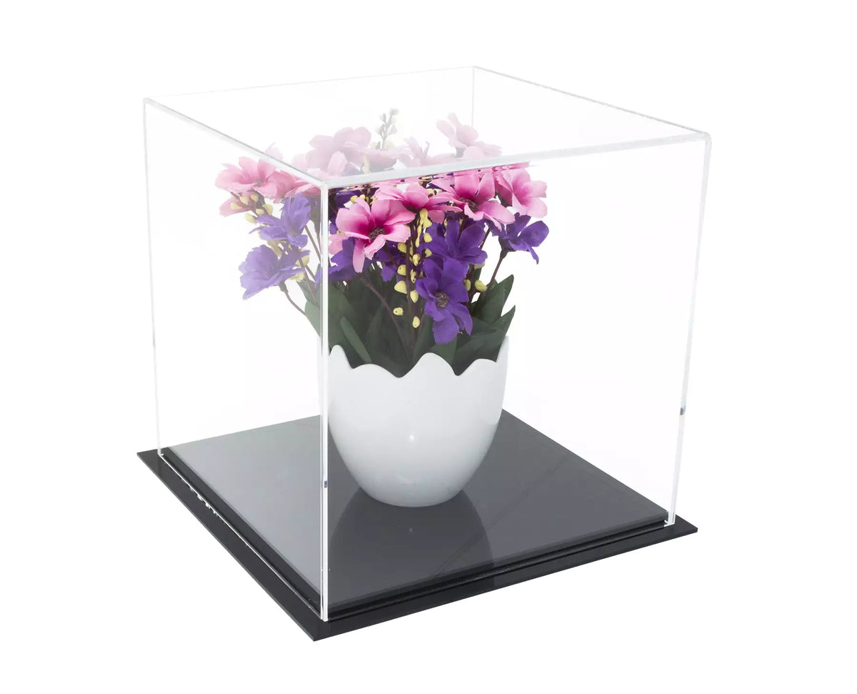acrylic display case for cards Full View Wood and Acrylic Greeting Card Display, 16 5/8