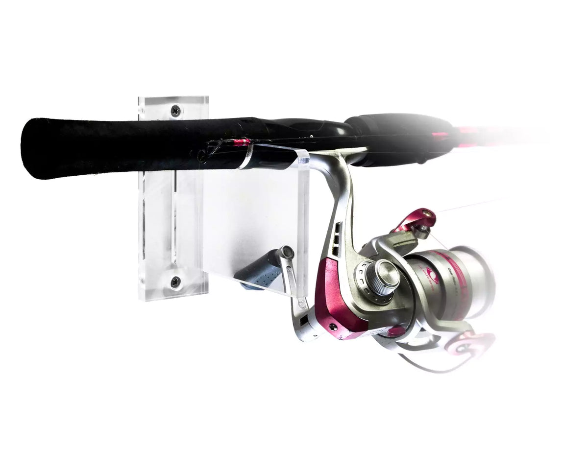 best fishing pole wall mount Clear Fishing Pole Horizontal Wall Mount Bracket (A023-F-SS)