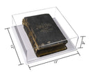 acrylic book display boxes for sale at better display cases
