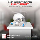 uv protected football helmet display case for sale at better display cases