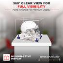 uv protected football helmet display case for sale at better display cases