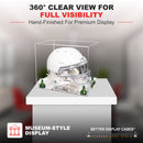 uv protected football helmet display case for sale at better display cases