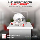 uv protected football helmet display case for sale at better display cases