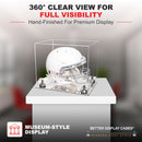 uv protected football helmet display case for sale at better display cases