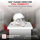 uv protected football helmet display case for sale at better display cases