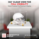 uv protected football helmet display case for sale at better display cases
