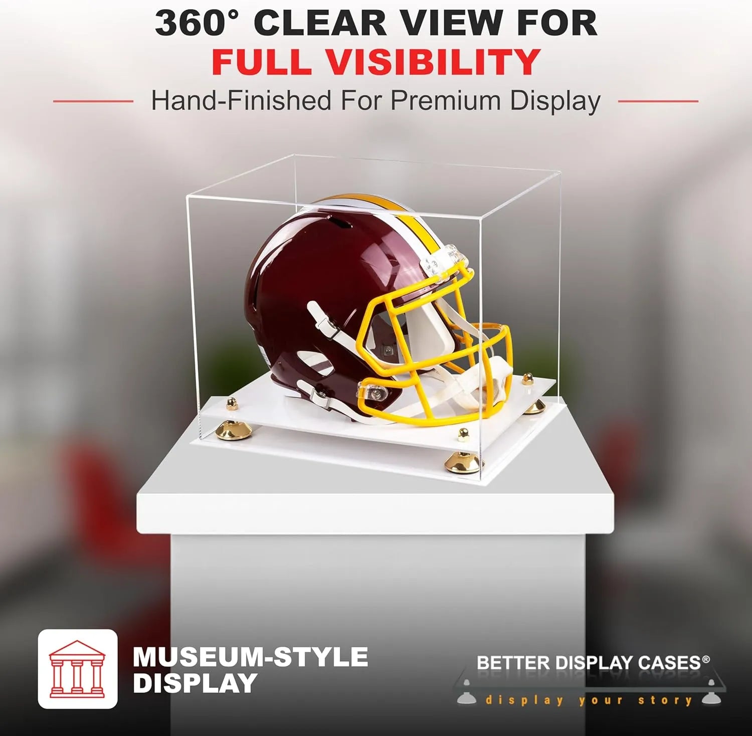 Football Display Cases - Helmets, Football | Better Display Cases
