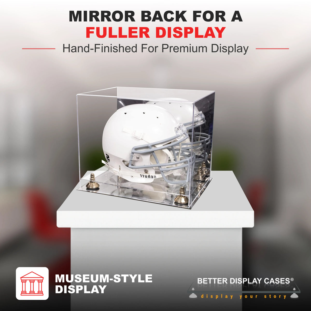 Football Helmet Display Case